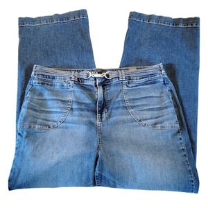 Torrid 18T Jeans Abandon Ship High Rise‎ Wide Leg Tall Vintage Look Stretch NWT